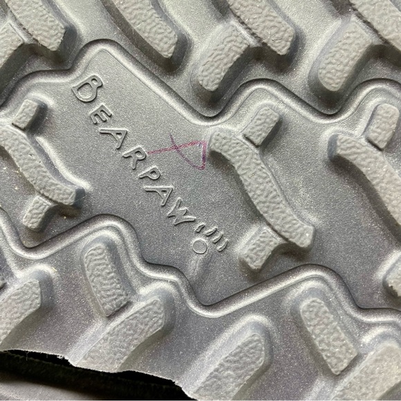 NWOT Blue Grey Bear Paw Cozy Tall Wool Lined Boots - Picture 15 of 15